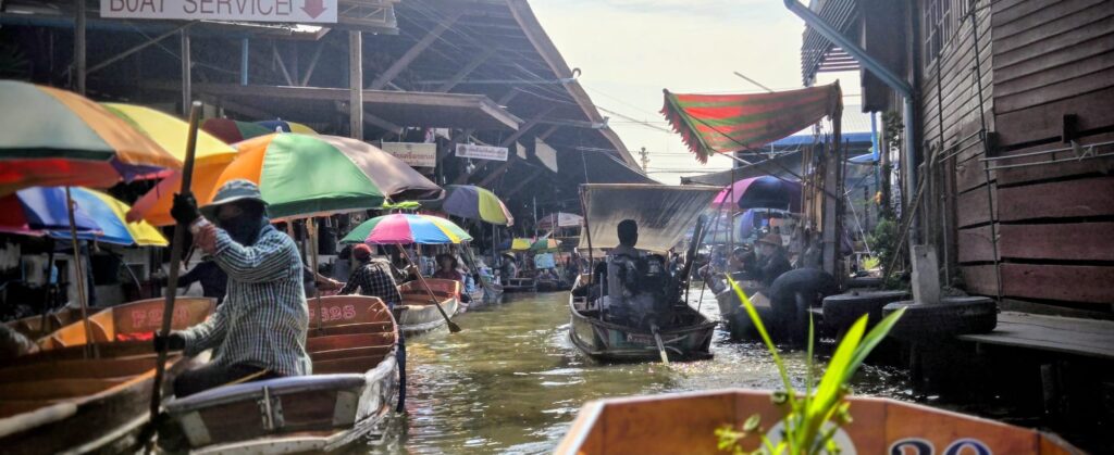Floating markets of bangkok